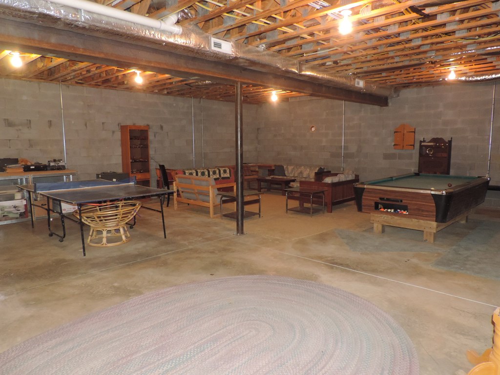 Basement game room